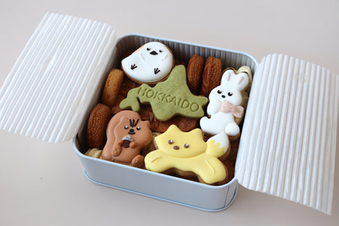 北海道のかわいい動物缶