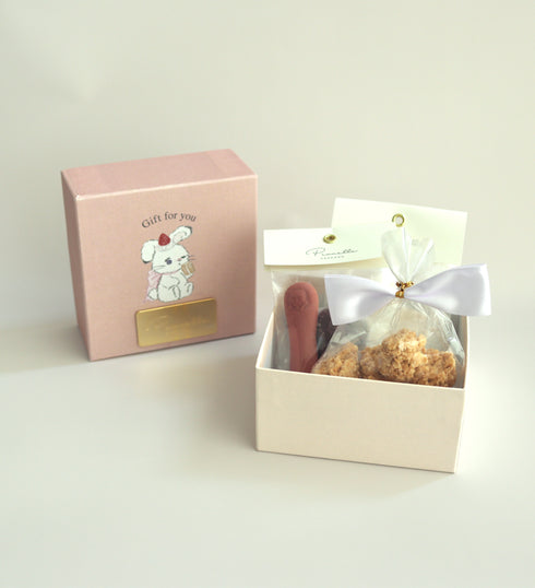 NAPPYコラボ うさぎ ギフト BOX(焼菓子&チョコレートの詰め合わせ)