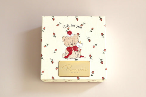 NAPPYコラボ テディベア ギフト BOX(焼菓子&チョコレートの詰め合わせ)