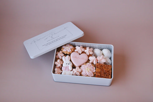 さくらのクッキー缶 うさぎ