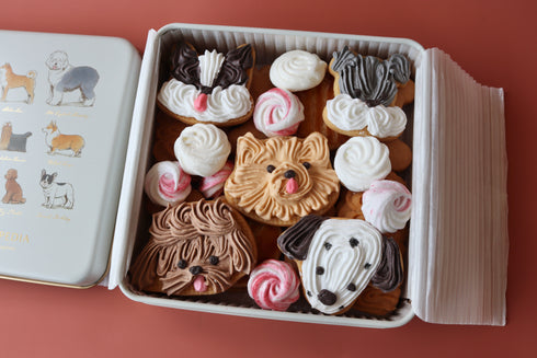 わんわんわんクッキー缶