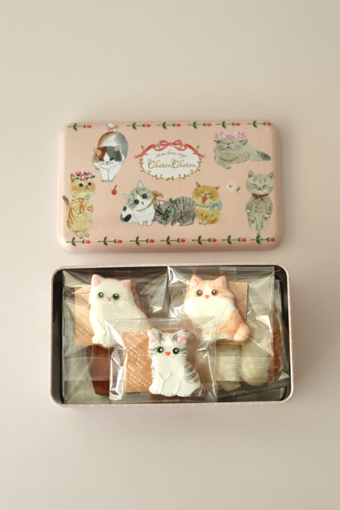 ピンクキャット缶ギフト