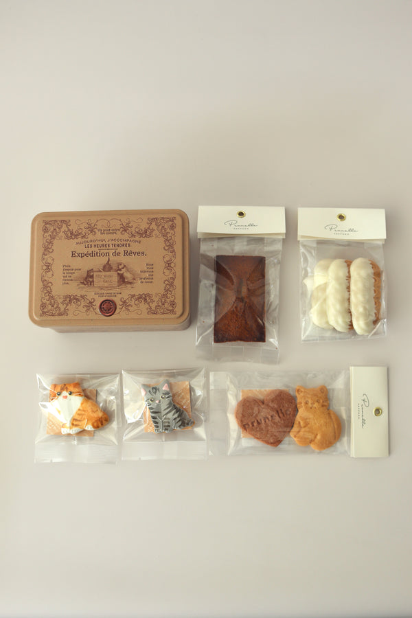 アンティークキャットギフト缶