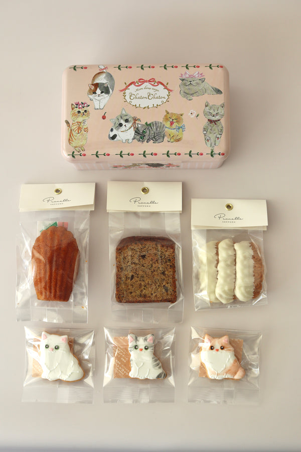 ピンクキャット缶ギフト