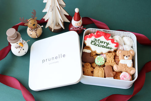 テディベアのChristmasプレミアムクッキー缶