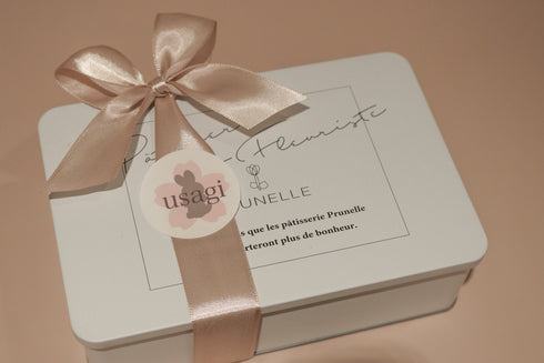 さくらのクッキー缶 うさぎ