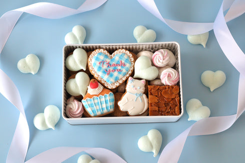 ホワイトデーのプレミアムクッキー缶