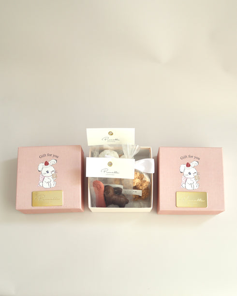 NAPPYコラボ うさぎ ギフト BOX(焼菓子&チョコレートの詰め合わせ)