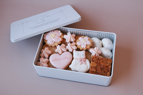 さくらのクッキー缶 プリュねこ