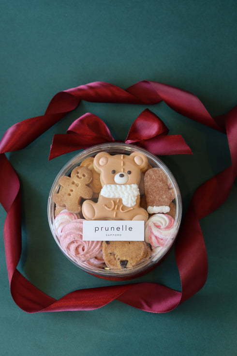 ChristmasのミニBOX テディベア